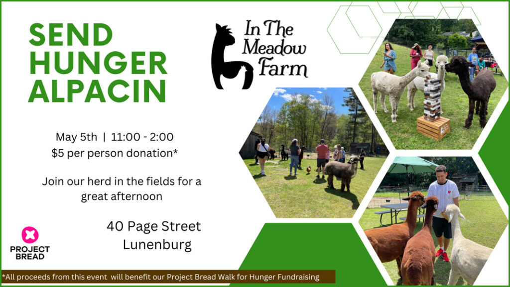 Walk for Hunger fundraiser at In the Meadow Farm, Lunenberg. MA - NEAOBA member