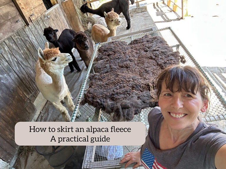 Online skirting seminar for alpaca fiber - NEAOBA