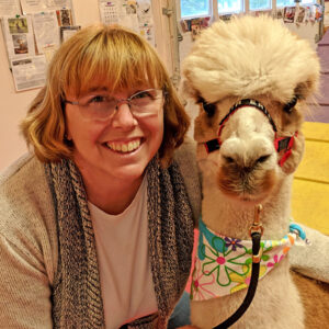 Amy Varrell from Harvard Alpaca Ranch talks about using alpacas as therapy animals
